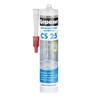 Герметик силиконовый затирка Церезит CS 25 № 07 серый 280 мл