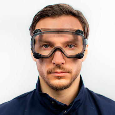 Очки защитные Delta Plus Ruiz закрытые с прозрачными линзами (RUIZ1VI)