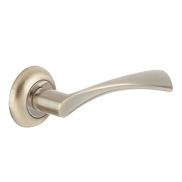 Ручка дверная Corsa Deco Willow круглая розетка античная бронза