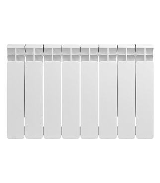 Радиатор биметаллический Rifar Base 350 мм 8 секций 1" боковое подключение белый