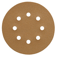 Диск шлифовальный Sunmight Gold d125 мм P100 на липучку бумажная основа (5 шт.)
