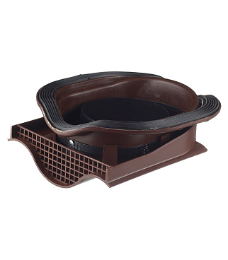 Аэратор Поливент КТВ-вентиль для готовой кровли из металлочерепицы коричневый RAL 8017