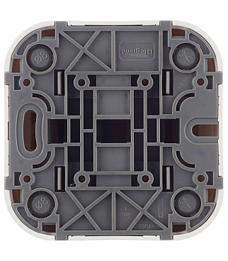 Выключатель Legrand Quteo двухклавишный накладной белый (782202)