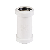 Муфта Ostendorf HTU d40 мм пластиковая белая для внутренней канализации (559710)