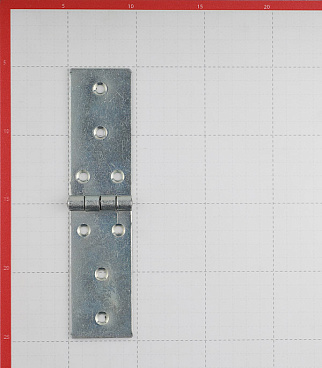 Петля карточная универсальная неразъемная 200х45 мм цинк