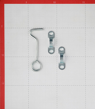 Крючок ветровой КР-75 75 мм оцинкованный