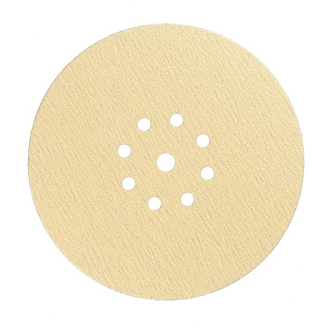 Диск шлифовальный КМ Gold d225 мм P80 на липучку бумажная основа (5 шт.)