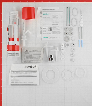 Унитаз-компакт Santek Лига с косым выпуском с сиденьем пластик белый (1.WH30.2.197)