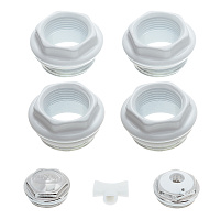 Набор присоединительный универсальный Rifar 1 НР х 3/4 ВР для радиатора белый (R.Ad.G34)