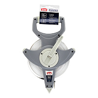 Рулетка КМ ручная 3-кратное ускорение намотки 50 м x 13 мм
