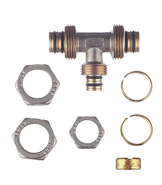 Тройник 20 обж(ц) х 16 обж(ц) х 20 обж(ц)