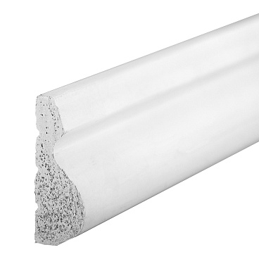 Молдинг из экополимера ударопрочный 35х12х2000 мм Cosca МX014 белый
