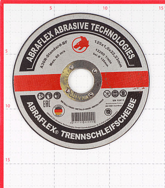 Круг отрезной по металлу Abraflex 125х22х1 мм (А125102223/29999)