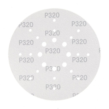 Диск шлифовальный КМ Purple d225 мм P320 на липучку бумажная основа (5 шт.)