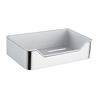 Полка для ванной Zenfort 210х135х63 мм металл/пластик хром (101198)