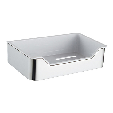 Полка для ванной Zenfort 210х135х63 мм металл/пластик хром (101198)