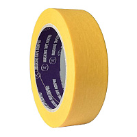 Лента малярная RoxelPro RoxPro 5010 для четкого края желтая 30 мм 50 м (304142)