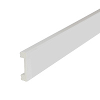 Плинтус экополимер Grace MK40 40х10х2000 мм белый (ТП10035147)