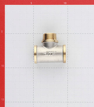 Тройник 1/2 ВР(г) х 1/2 НР(ш) х 1/2 ВР(г) латунный