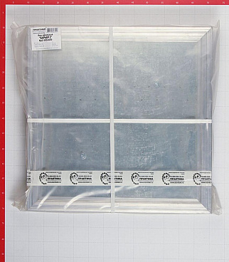 Люк ревизионный под плитку напольный Практика Барьер алюминиевый 600х600 мм скрытый