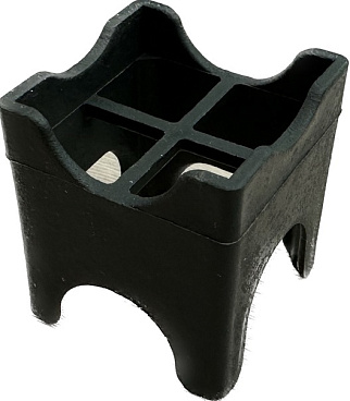 Фиксатор для арматуры горизонтальный Малый кубик слой 20/25/30/35 мм d4-18 мм (500 шт.)