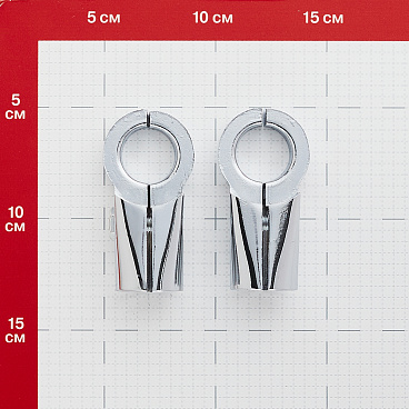 Соединитель крестообразный для четырех/трех труб к системе Joker d25 мм хром