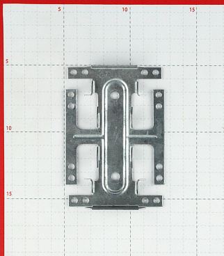 Соединитель одноуровневый креветка КМ Стандарт 47х17 0,9 мм