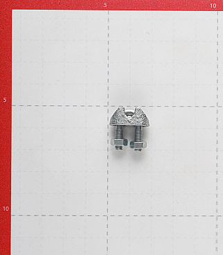 Зажим троса u-образный d3 мм DIN 741 (2 шт.)