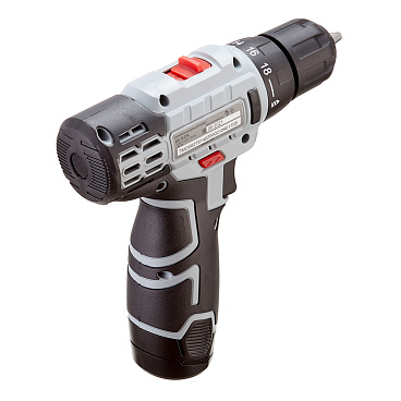 Дрель-шуруповерт аккумуляторная Ресанта ДА-12-2ЛК 12 В 2 Ач Li-Ion 2 АКБ и ЗУ (75/14/2)