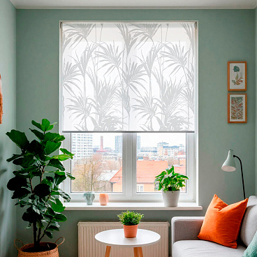 Рулонная штора 80,5х160 см Domlegrand Санрайз мини белая