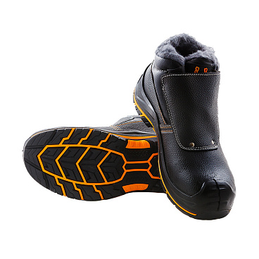 Ботинки рабочие кожаные утепленные размер 41 черные Мистраль Perfect Protection (120909)