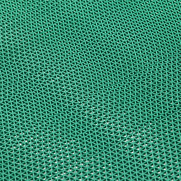 Коврик-дорожка грязезащитный Vortex Zig-Zag 90х0,5 см противоскользящий зеленый