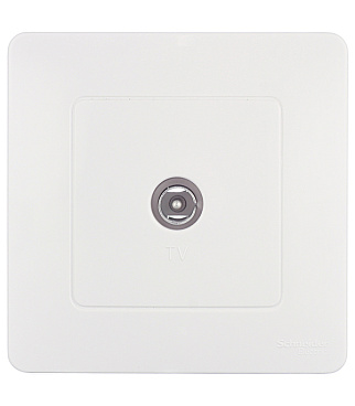 Розетка телевизионная Systeme Electric Blanca встраиваемая белая (BLNTS000011)