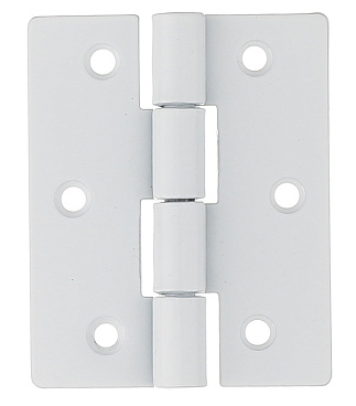 Петля ПН 1 карточная универсальная неразъемная 60х40 мм белая (2 шт.)