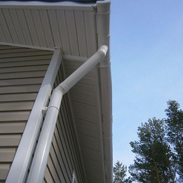 Труба водосточная пластиковая d80 мм 1 м Docke Standard пломбир RAL 9003