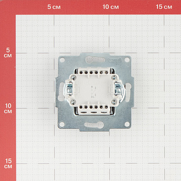 Выключатель Lezard Karina одноклавишный встраиваемый черный бархат (707-4288-100)