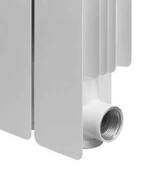 Радиатор алюминиевый Rifar Alum 350 мм 6 секций 1" боковое подключение белый