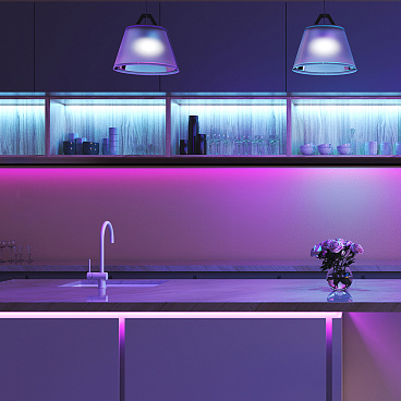 Лента светодиодная SMD 5050 Apeyron (000017) RGB свет 14,4 Вт 12 В IP20 5 м