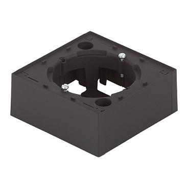 Коробка монтажная Systeme Electric AtlasDesign накладная карбон (ATN001000)