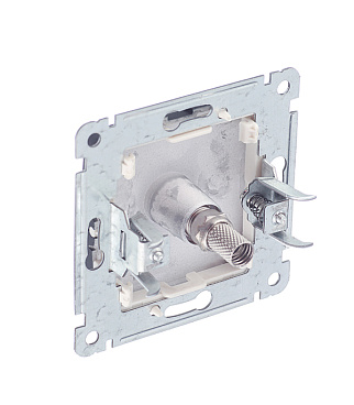 Розетка телевизионная Hegel Master встраиваемая черная (РСТВ-401-08)