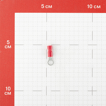 Наконечник кольцевой изолированный КВТ НКИ d4 мм 0,25-1,5 кв. мм (30 шт.)