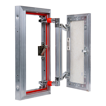 Люк ревизионный под плитку Практика EuroFormat-R алюминиевый 200х400 мм скрытый нажимной