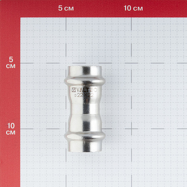 Муфта VALTEC (VTi.903.I.002222) 22 х 22 мм нержавеющая сталь