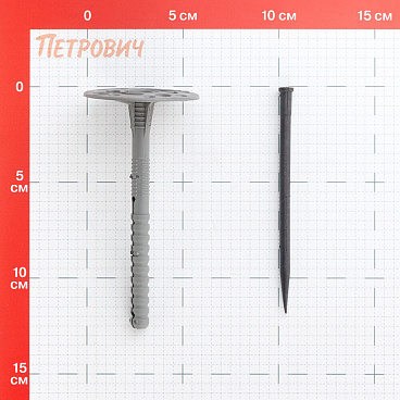 Дюбель для теплоизоляции Tech-Krep 10х120 мм пластиковый гвоздь (70 шт.)