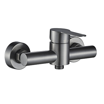 Смеситель для душа без излива Pura Latuno by Swedbe графит без лейки однорычажный (L11308GT)