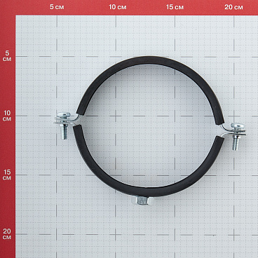 Хомут сантехнический 4" 108-114 мм оцинкованная сталь (10 шт.)