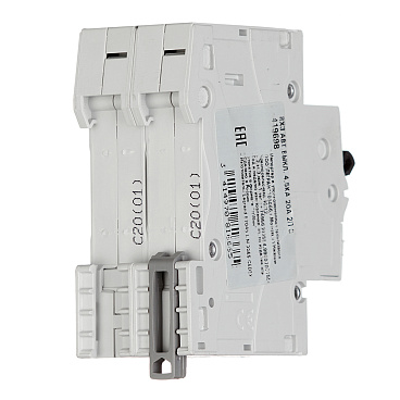 Автоматический выключатель модульный Legrand RX3 2P 20А тип C 4,5 кА 230/400 В (419698)