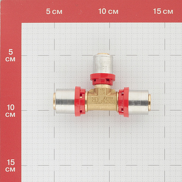 Тройник Tiemme 20(пресс) х 16(пресс) х 20(пресс)