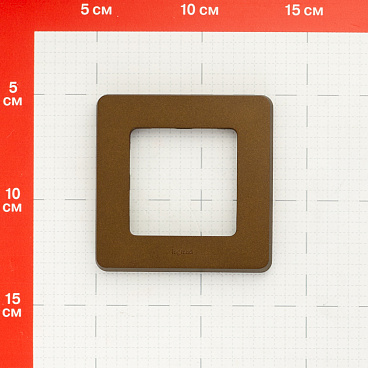 Рамка Legrand Inspiria одноместная бронза (673939)