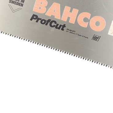 Ножовка по дереву Bahco 550 мм 7 зуб/дюйм 3d средний зуб